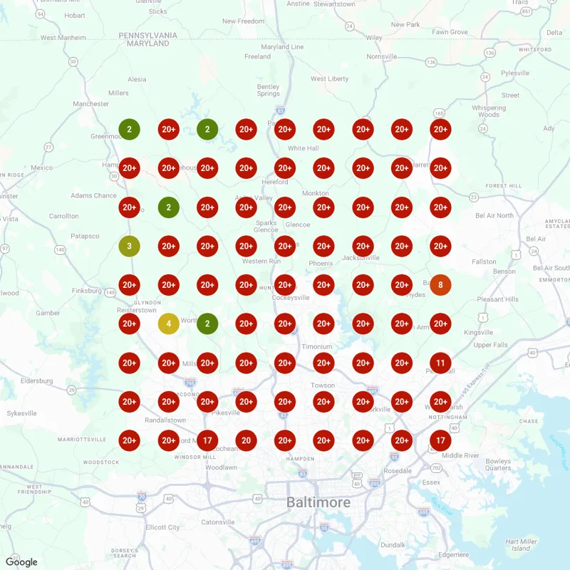 Before: SafeMedTrans map grid