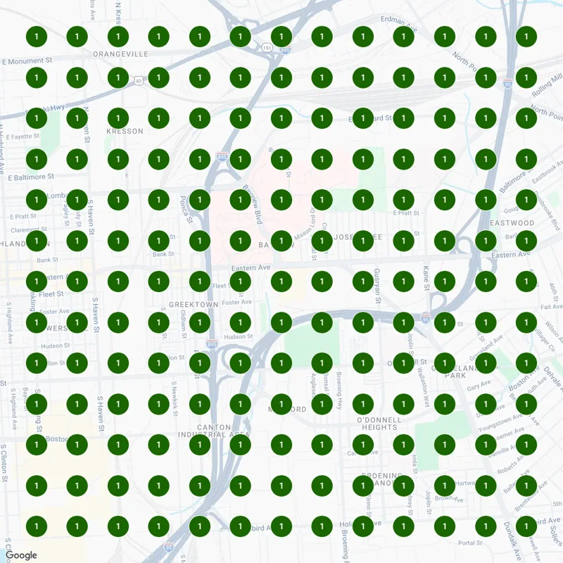 After: Vita Nova Ketamine & Wellness map grid